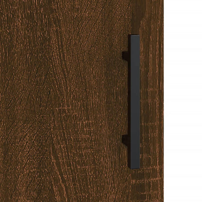 Sideboard Brown Oak 34.5x34x90 cm Engineered Wood