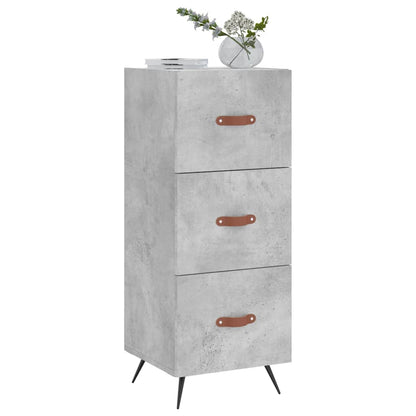 Sideboard Concrete Grey 34.5x34x90 cm Engineered Wood