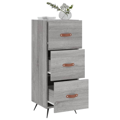 Sideboard Grey Sonoma 34.5x34x90 cm Engineered Wood