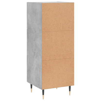 Sideboard Concrete Grey 34.5x34x90 cm Engineered Wood
