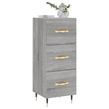 Sideboard Grey Sonoma 34.5x34x90 cm Engineered Wood
