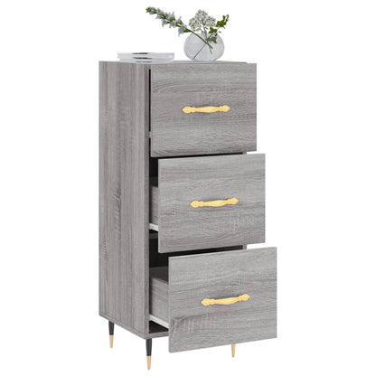 Sideboard Grey Sonoma 34.5x34x90 cm Engineered Wood