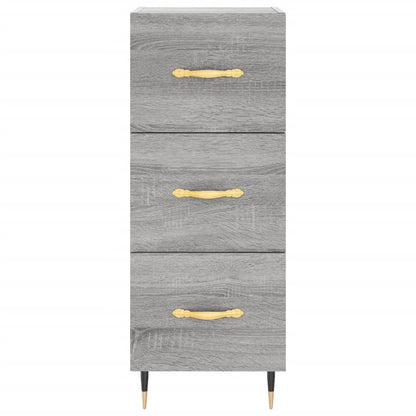 Sideboard Grey Sonoma 34.5x34x90 cm Engineered Wood