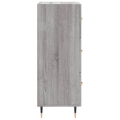 Sideboard Grey Sonoma 34.5x34x90 cm Engineered Wood