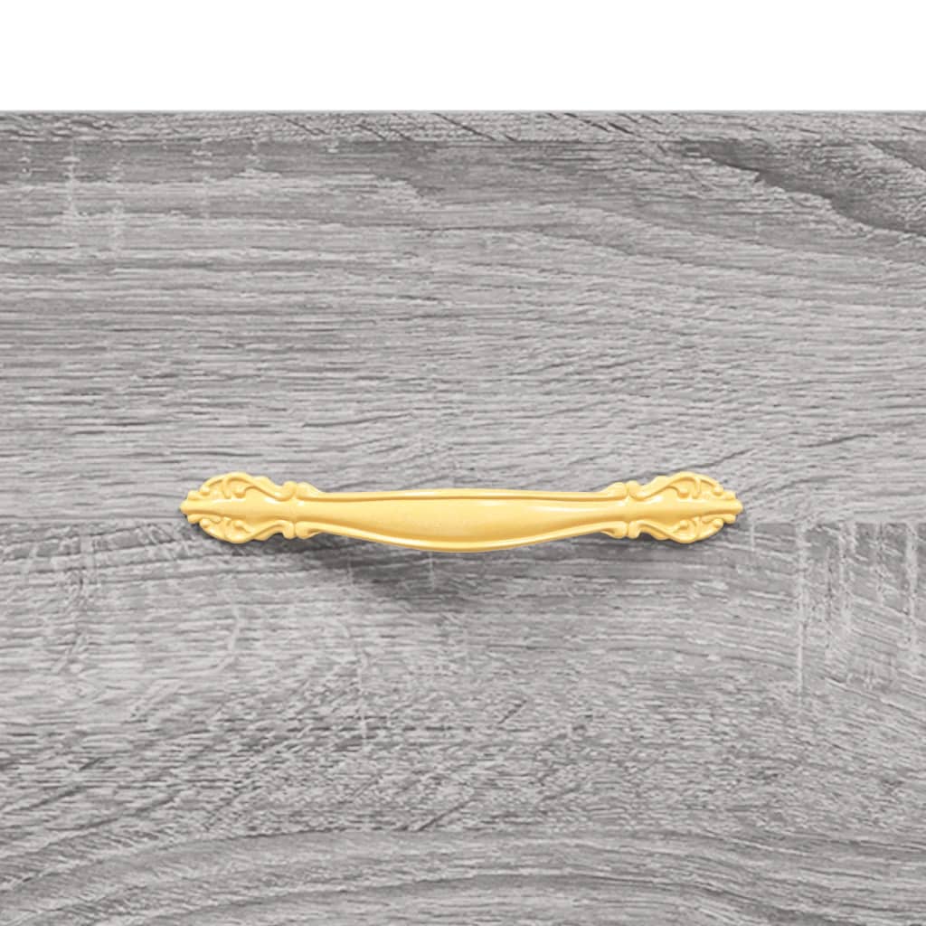Sideboard Grey Sonoma 34.5x34x90 cm Engineered Wood