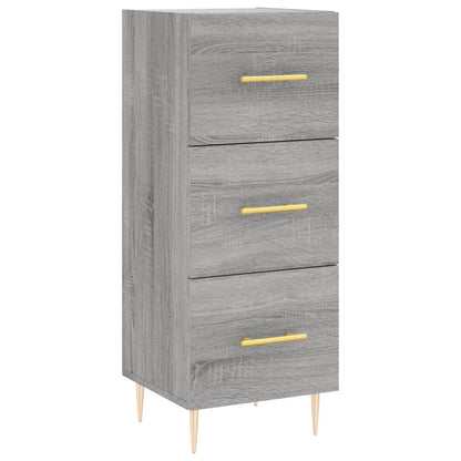 Sideboard Grey Sonoma 34.5x34x90 cm Engineered Wood