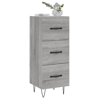 Sideboard Grey Sonoma 34.5x34x90 cm Engineered Wood