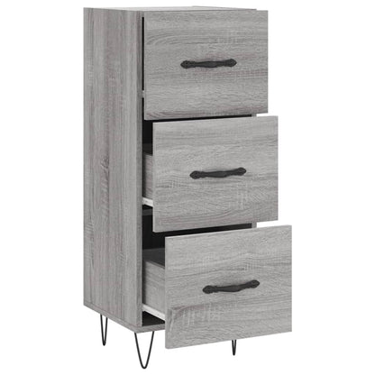 Sideboard Grey Sonoma 34,5x34x90 cm Engineered Wood