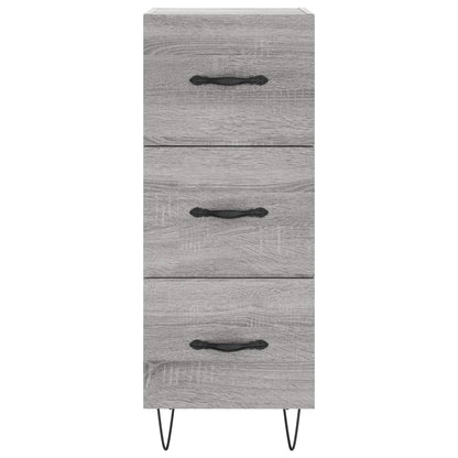 Sideboard Grey Sonoma 34,5x34x90 cm Engineered Wood