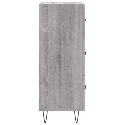 Sideboard Grey Sonoma 34.5x34x90 cm Engineered Wood