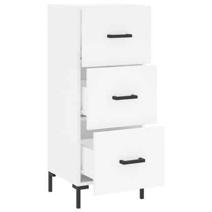 Sideboard White 34,5x34x90 cm Engineered Wood