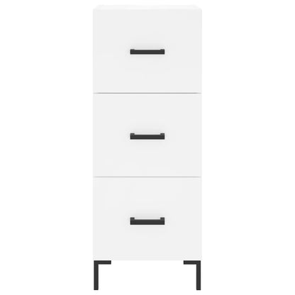Sideboard White 34,5x34x90 cm Engineered Wood