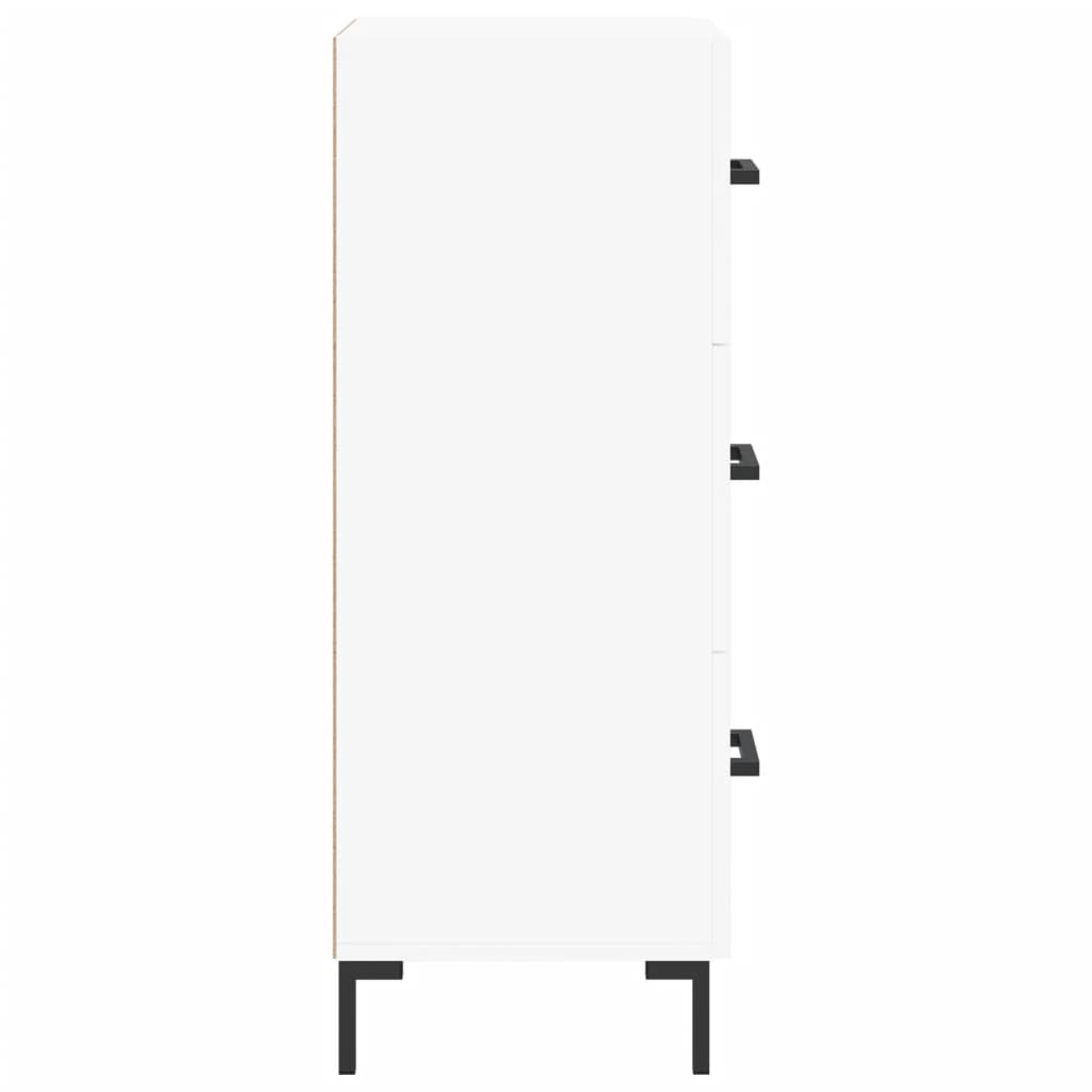 Sideboard White 34,5x34x90 cm Engineered Wood