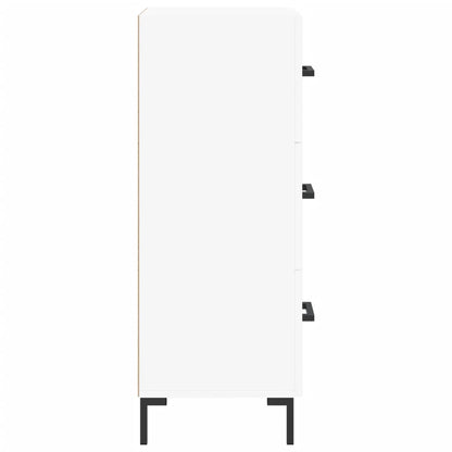 Sideboard White 34,5x34x90 cm Engineered Wood