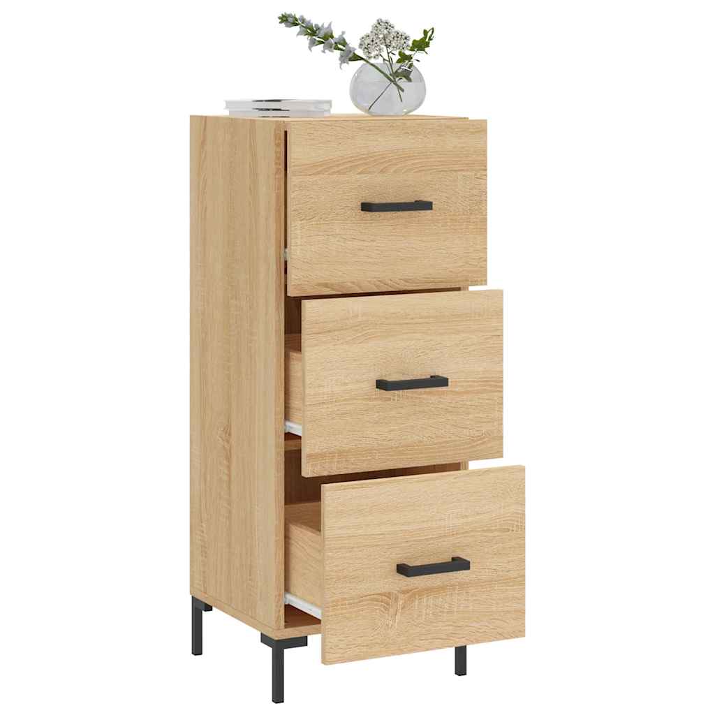 Sideboard Sonoma Oak 34,5x34x90 cm Engineered Wood