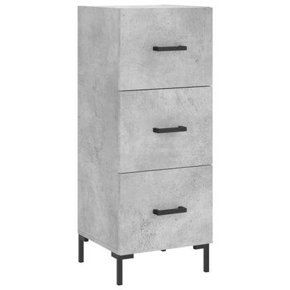 Sideboard Concrete Grey 34,5x34x90 cm Engineered Wood