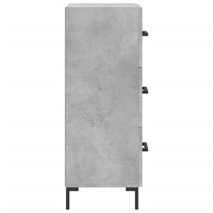 Sideboard Concrete Grey 34.5x34x90 cm Engineered Wood