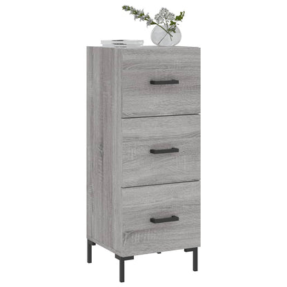 Sideboard Grey Sonoma 34,5x34x90 cm Engineered Wood