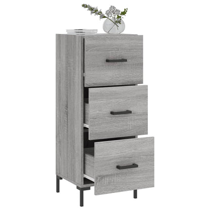 Sideboard Grey Sonoma 34,5x34x90 cm Engineered Wood