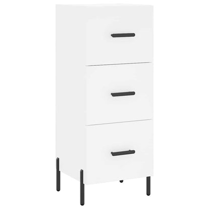 Sideboard White 34.5x34x90 cm Engineered Wood