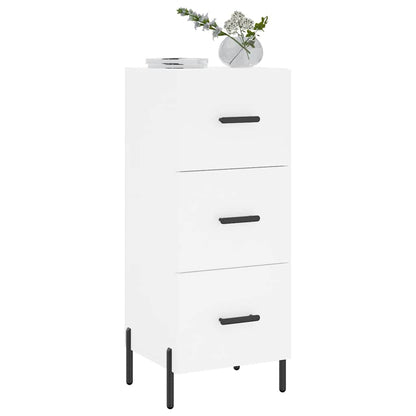 Sideboard White 34.5x34x90 cm Engineered Wood