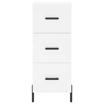 Sideboard White 34.5x34x90 cm Engineered Wood