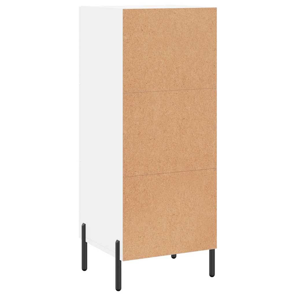 Sideboard White 34.5x34x90 cm Engineered Wood