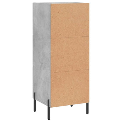 Sideboard Concrete Grey 34.5x34x90 cm Engineered Wood