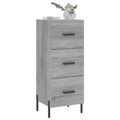 Sideboard Grey Sonoma 34,5x34x90 cm Engineered Wood
