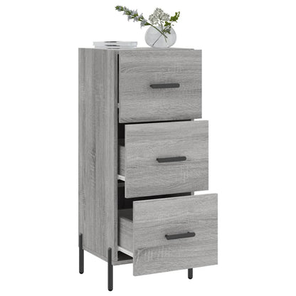 Sideboard Grey Sonoma 34,5x34x90 cm Engineered Wood