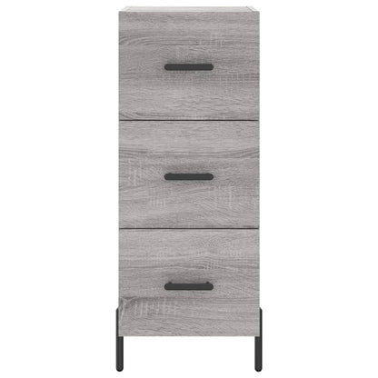 Sideboard Grey Sonoma 34,5x34x90 cm Engineered Wood