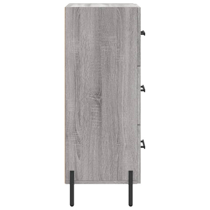 Sideboard Grey Sonoma 34,5x34x90 cm Engineered Wood