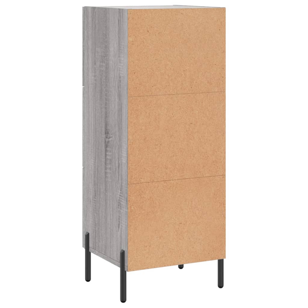 Sideboard Grey Sonoma 34,5x34x90 cm Engineered Wood