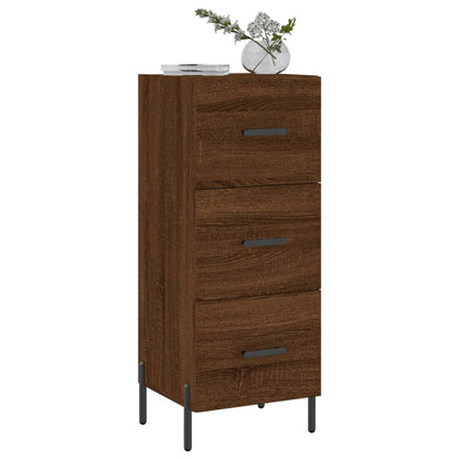 Sideboard Brown Oak 34.5x34x90 cm Engineered Wood