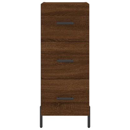 Sideboard Brown Oak 34.5x34x90 cm Engineered Wood