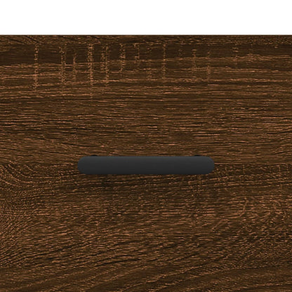 Sideboard Brown Oak 34.5x34x90 cm Engineered Wood