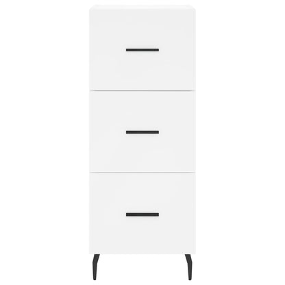 Sideboard White 34.5x34x90 cm Engineered Wood