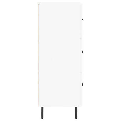 Sideboard White 34.5x34x90 cm Engineered Wood