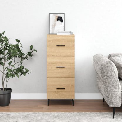 Sideboard Sonoma Oak 34,5x34x90 cm Engineered Wood