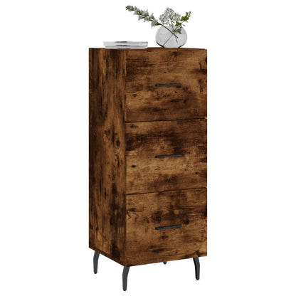 Sideboard Smoked Oak 34,5x34x90 cm Engineered Wood