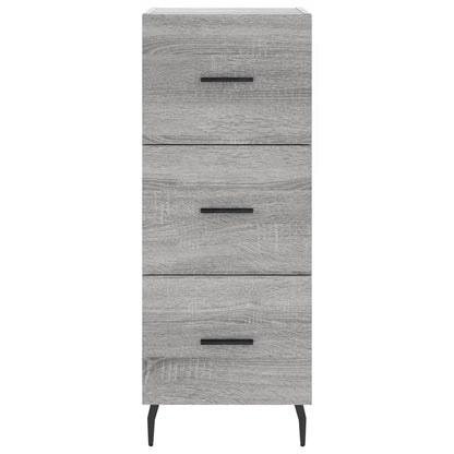 Sideboard Grey Sonoma 34.5x34x90 cm Engineered Wood