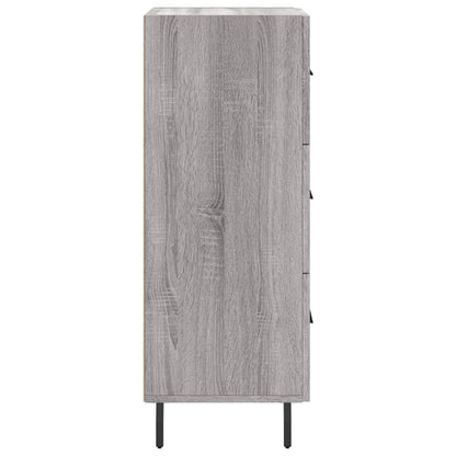 Sideboard Grey Sonoma 34.5x34x90 cm Engineered Wood