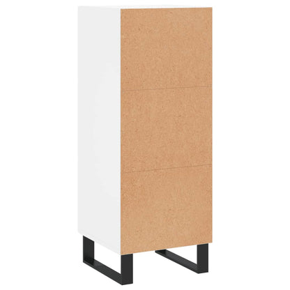 Sideboard White 34.5x34x90 cm Engineered Wood
