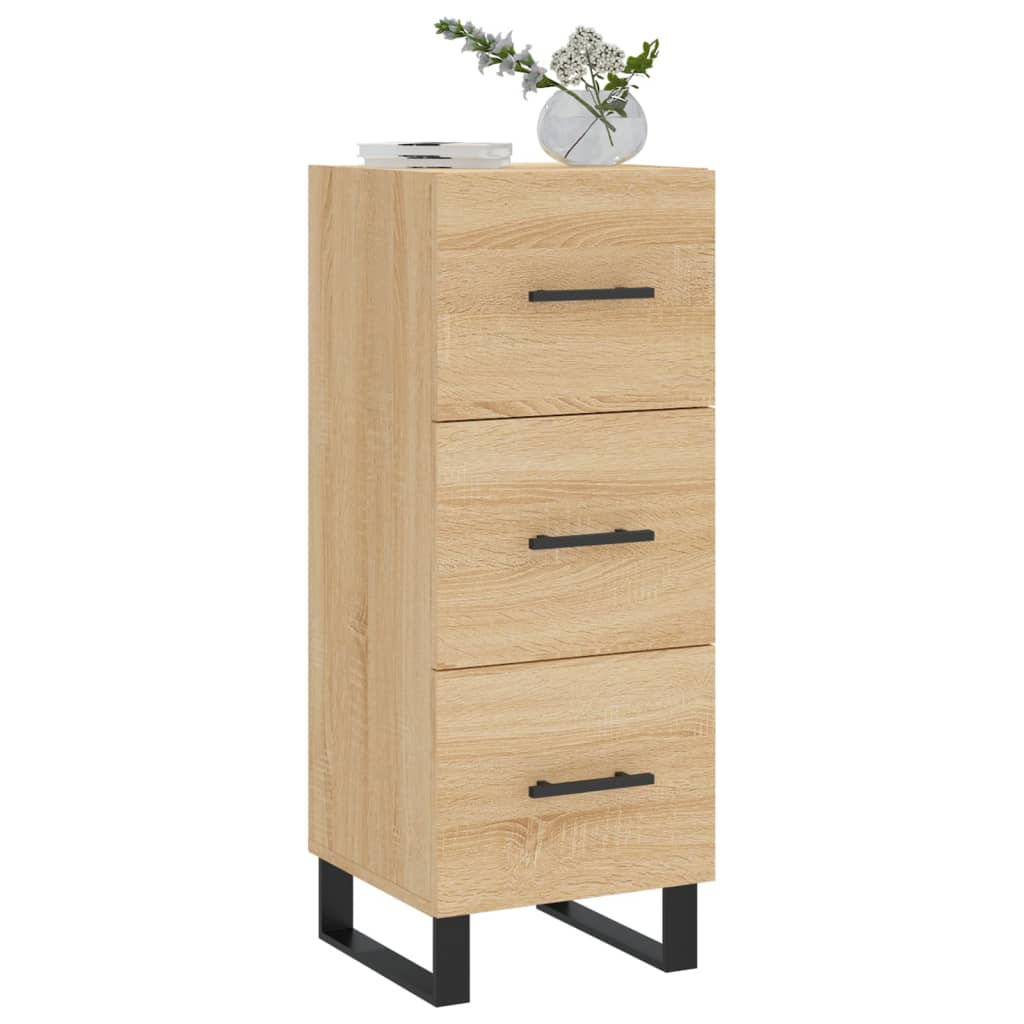 Sideboard Sonoma Oak 34.5x34x90 cm Engineered Wood