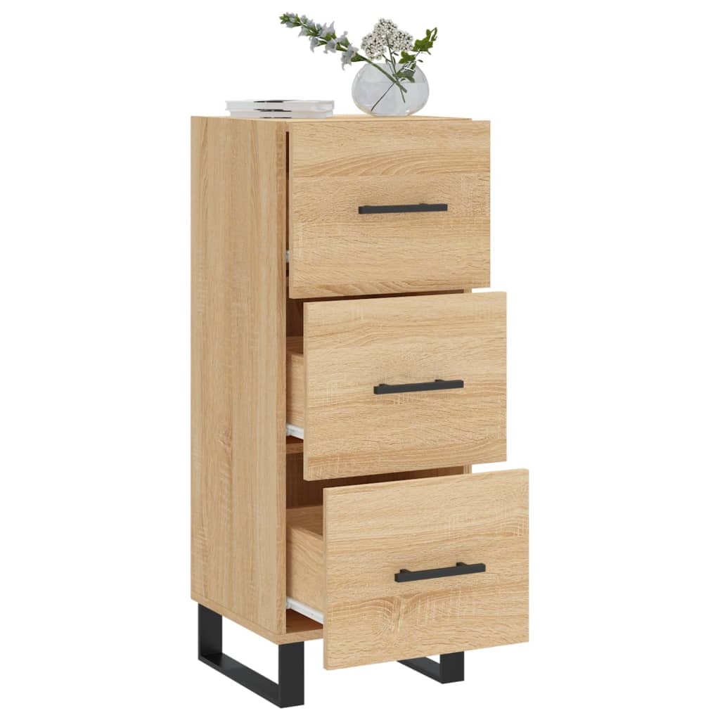 Sideboard Sonoma Oak 34.5x34x90 cm Engineered Wood