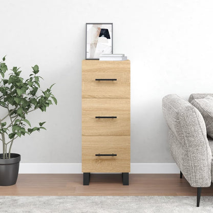 Sideboard Sonoma Oak 34.5x34x90 cm Engineered Wood