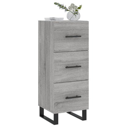 Sideboard Grey Sonoma 34.5x34x90 cm Engineered Wood