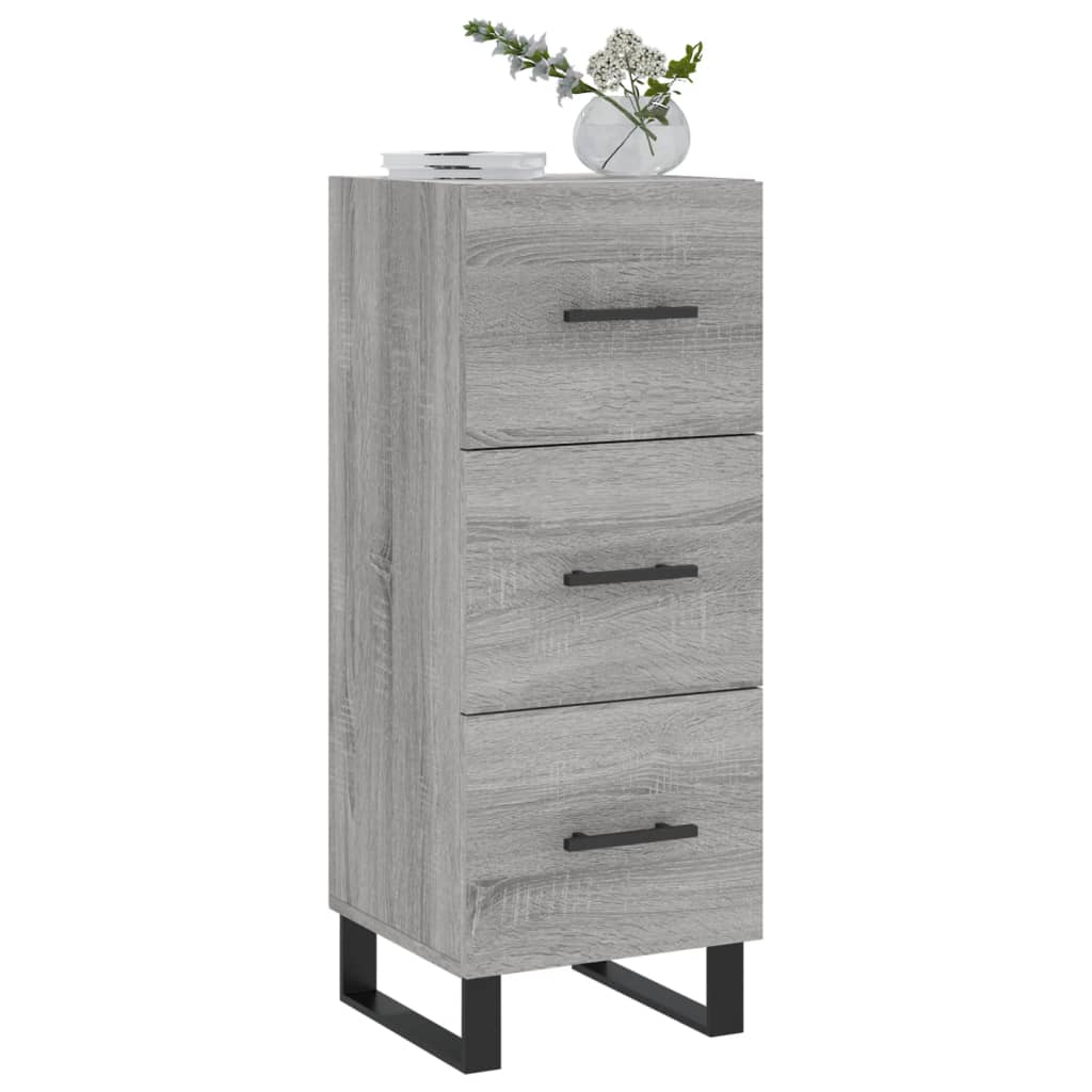 Sideboard Grey Sonoma 34,5x34x90 cm Engineered Wood