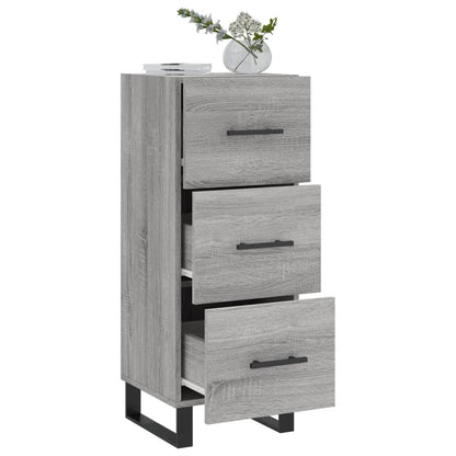 Sideboard Grey Sonoma 34,5x34x90 cm Engineered Wood