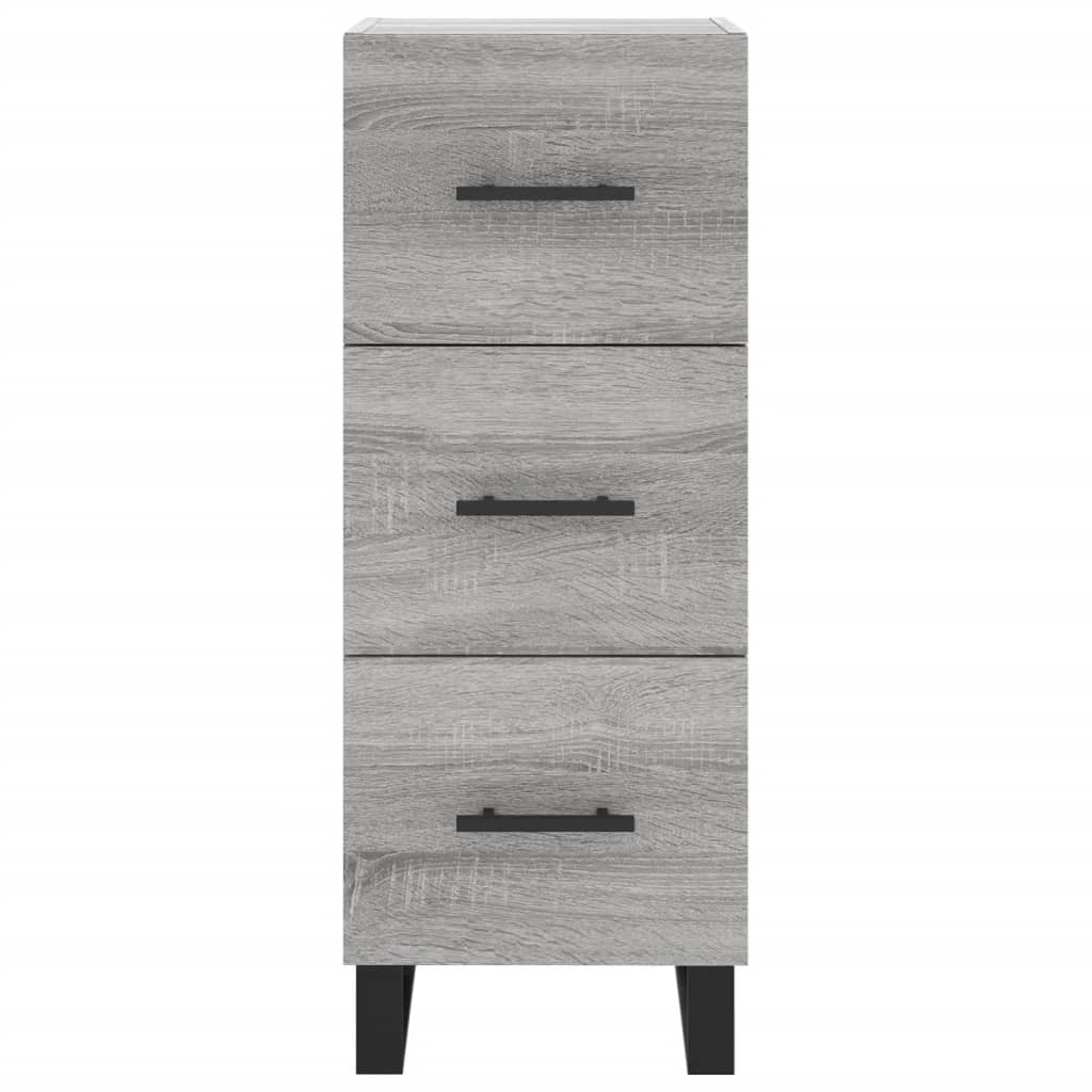 Sideboard Grey Sonoma 34,5x34x90 cm Engineered Wood